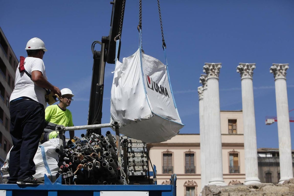 En imágenes, la restauración del Templo Romano de Córdoba