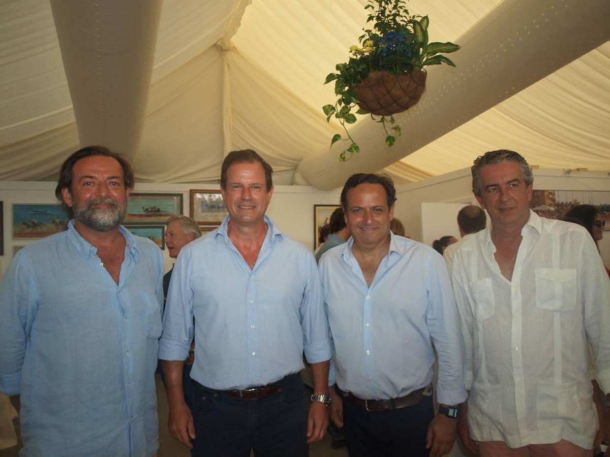 Miguel Cascajosa, Javier Garat, Juan Pablo Lázaro y Agustín Sánchez