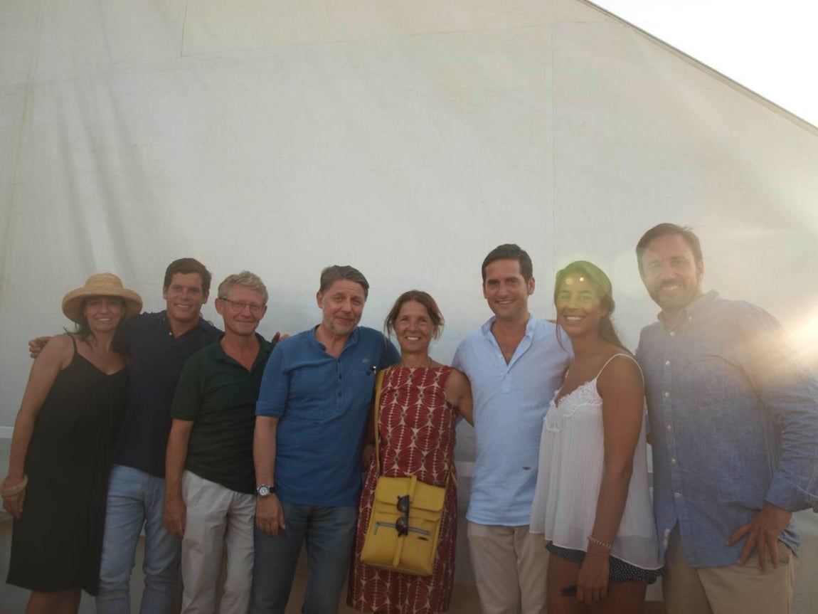 María Jiménez-Herrero, Ramón Moreira, Vicente y Pablo Moreno, Mayte Cantero, Álvaro Pérez-Barbadillo, Lucía Cantero e Íñigo Asenjo