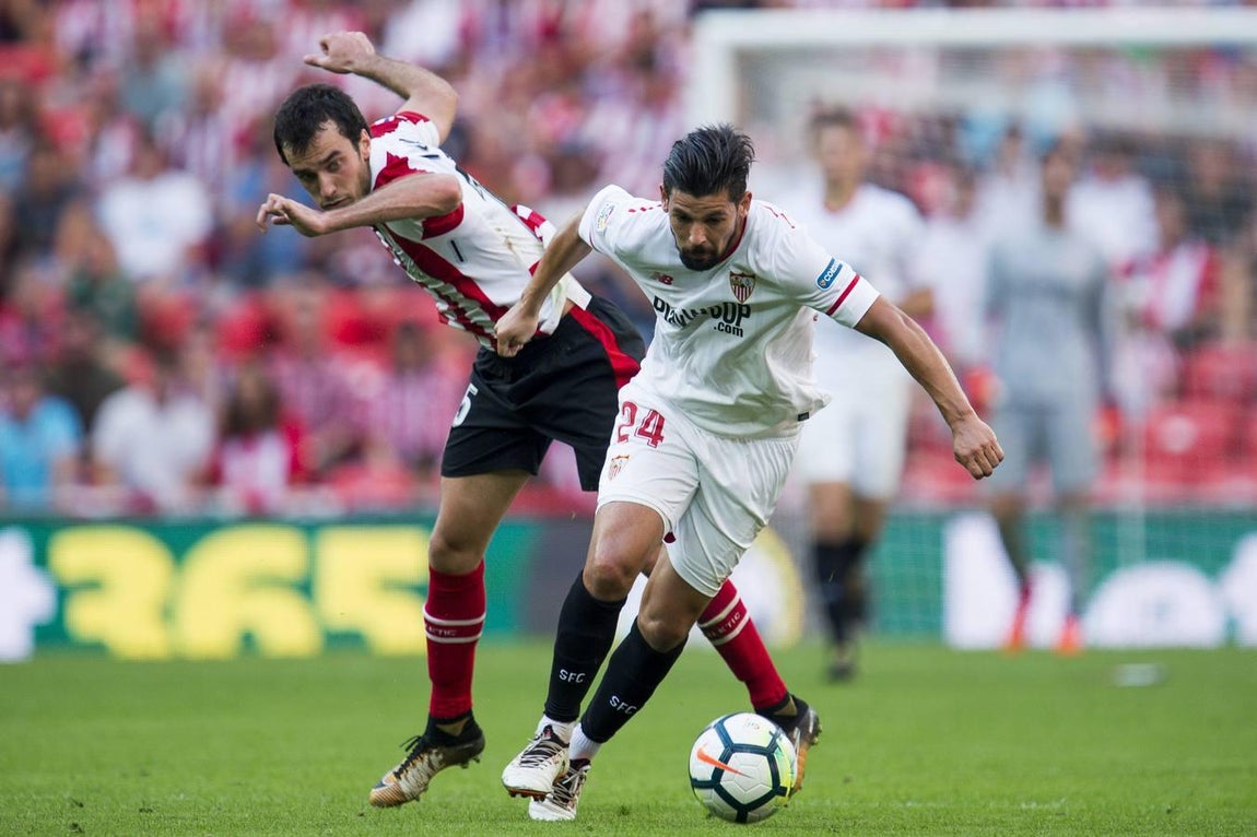 Las imágenes del Athletic-Sevilla FC: derrota por la mínima en San Mamés