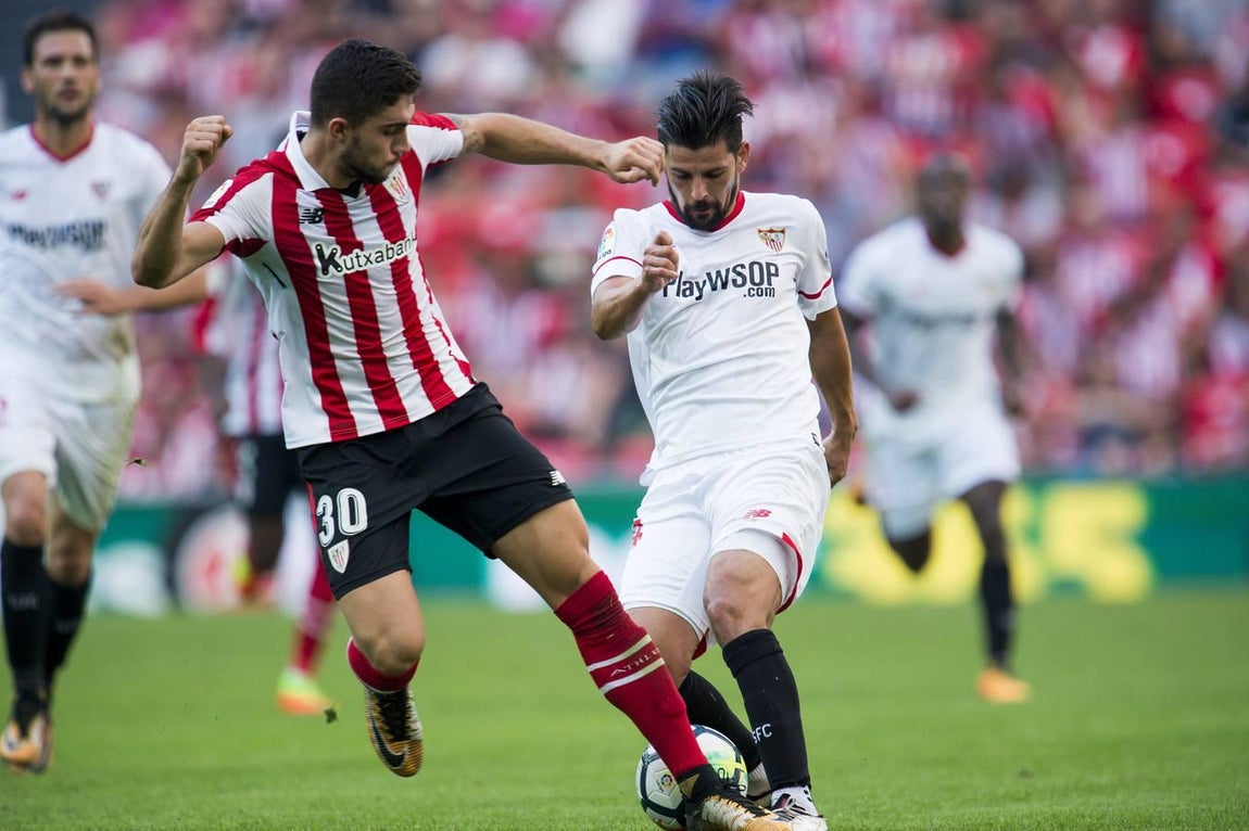 Las imágenes del Athletic-Sevilla FC: derrota por la mínima en San Mamés