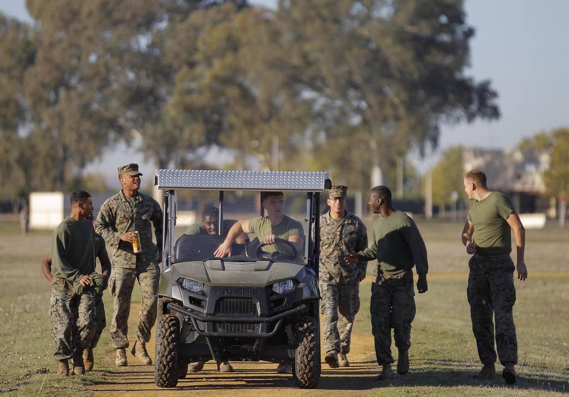 La base americana de Morón de la Frontera abre sus puertas