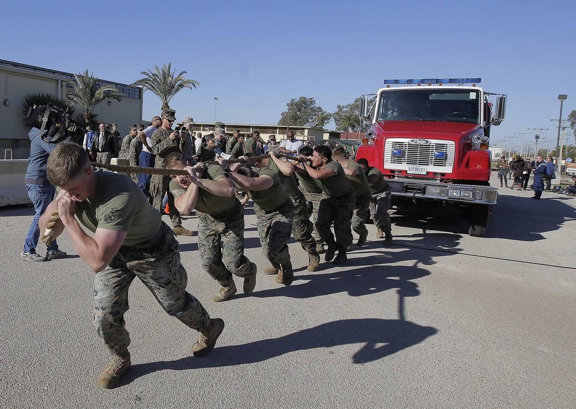 La base americana de Morón de la Frontera abre sus puertas
