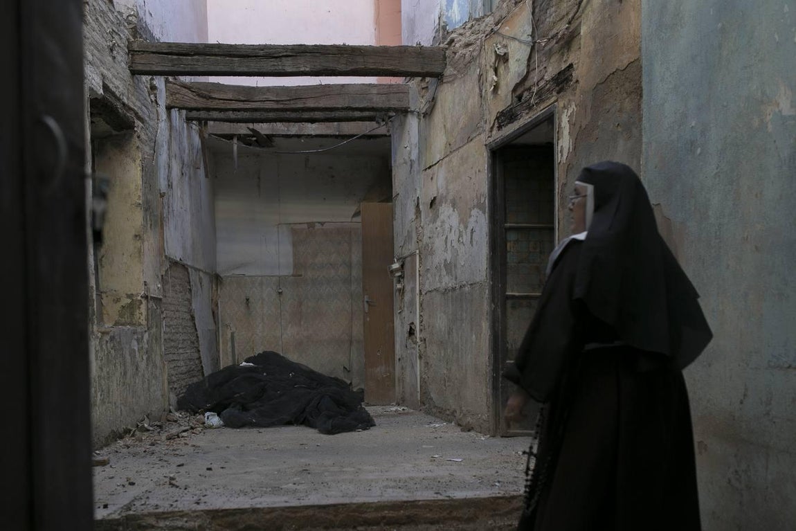 El deterioro del convento de Santa Inés, desde dentro