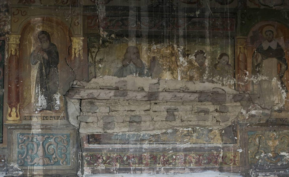 El deterioro del convento de Santa Inés, desde dentro