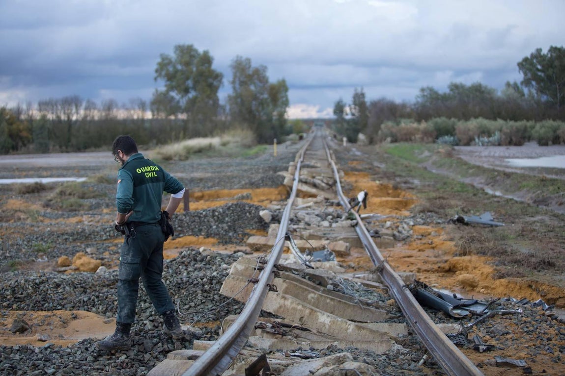 El accidente del tren Málaga-Sevilla en Arahal, en imágenes