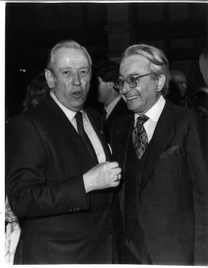 Con el duque de Alba consorte, Jesús Aguirre