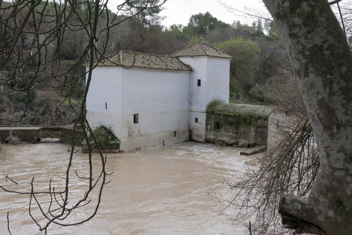 Molinos del río Guadaíra, casi inundados