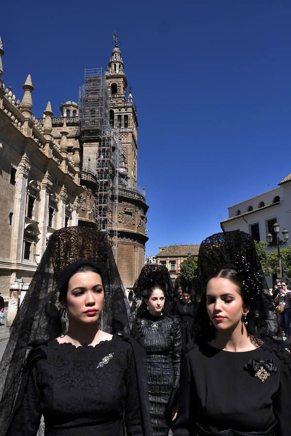 Desfile para reivindicar la mantilla