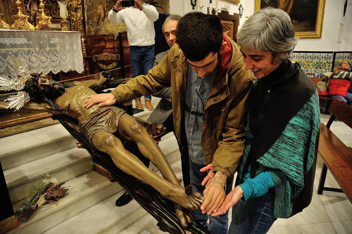 Galería de la visita de los invidentes de la Once y Apascide en la Vera Cruz