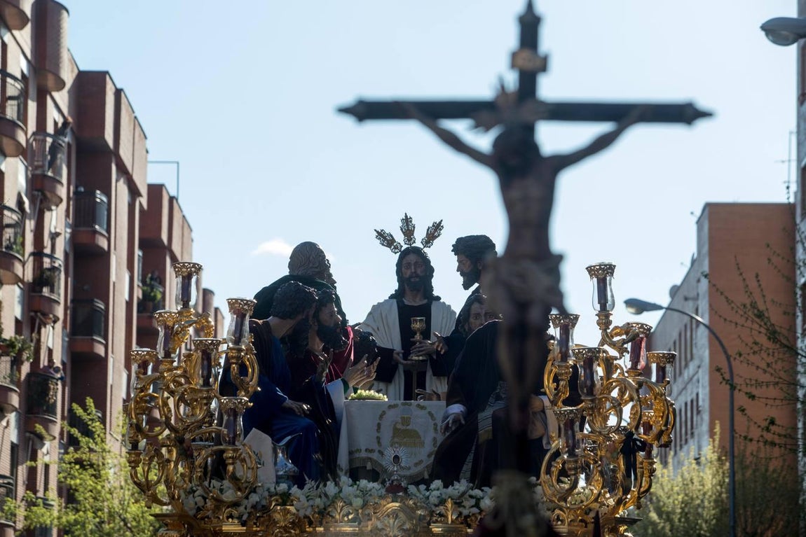 En imágenes, la hermandad de la Cena del Jueves Santo