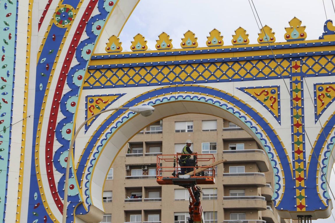 El Real de la Feria va cobrando vida