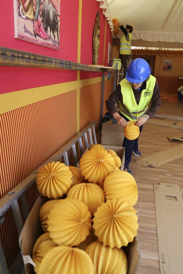 El Real de la Feria va cobrando vida