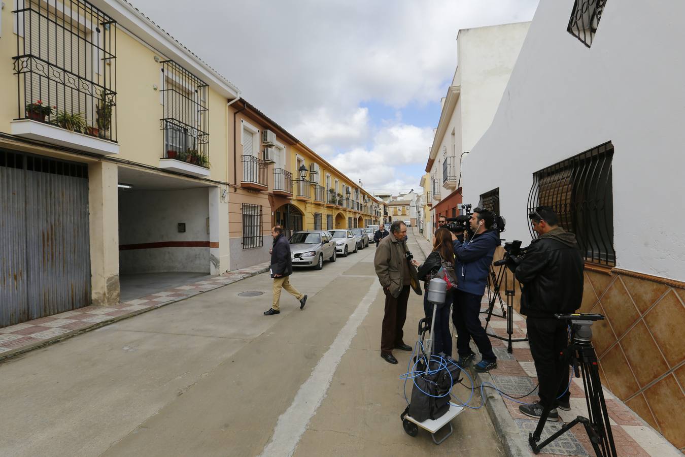 El ambiente en las calles de Priego de Córdoba tras el trágico suceso
