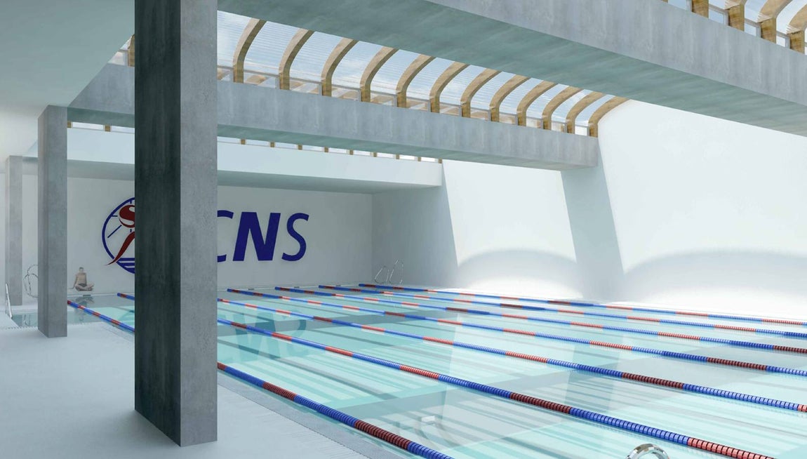 Así será el nuevo Club Natación Sevilla