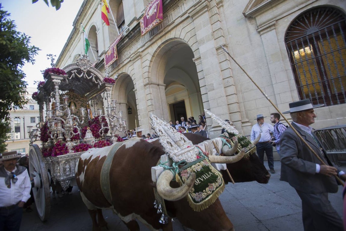 El Rocío 2018 en imágenes: salida de la Hermandad de Sevilla