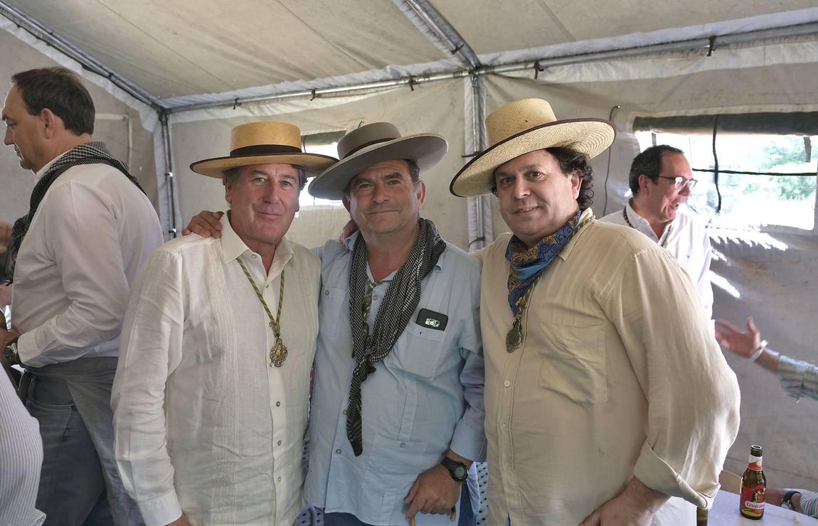 Miguel Gallego, Antonio Pallarés y Juan Pérez Garramiola