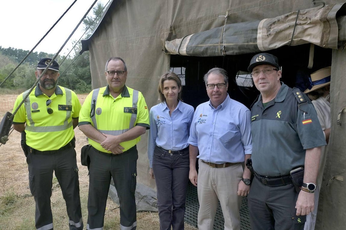 Ramón Rueda, Rafael Ordóñez, Ana Luz Jiménez, Gregorio Serrano y Fernando Mora