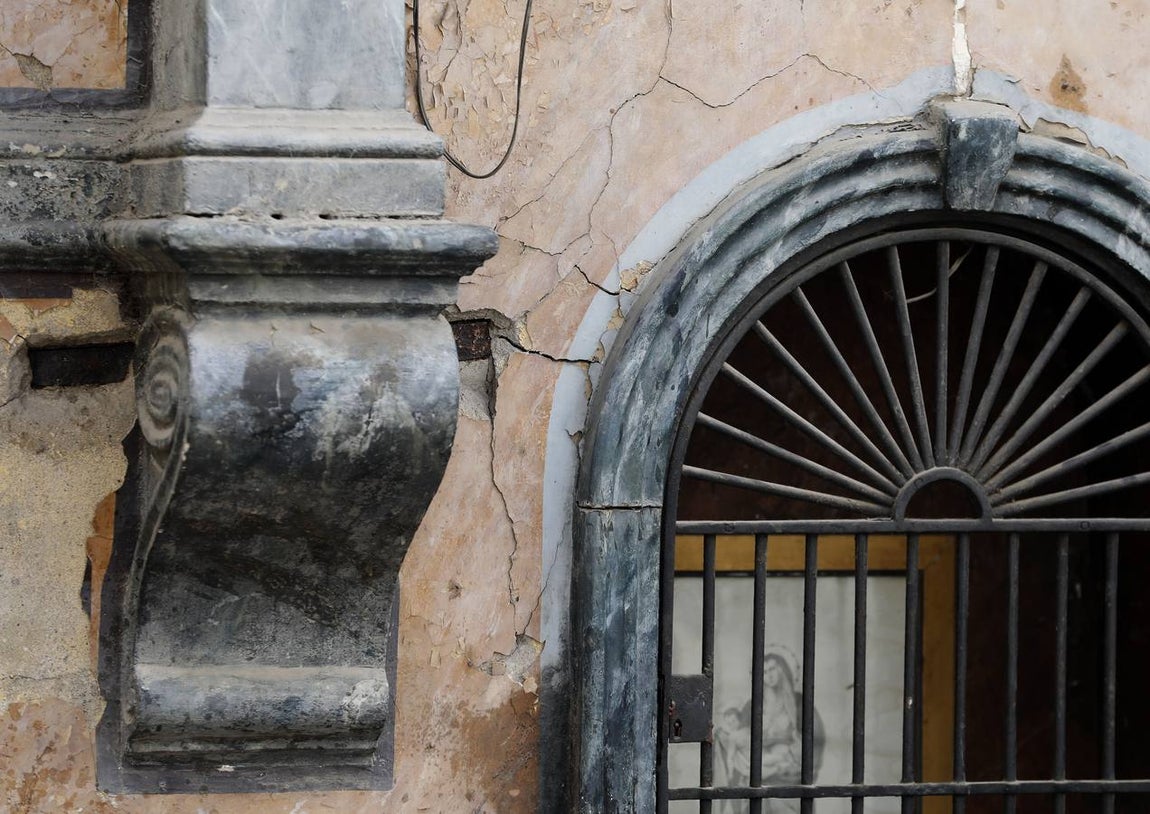 El estado del retablo de San Rafael, en imágenes