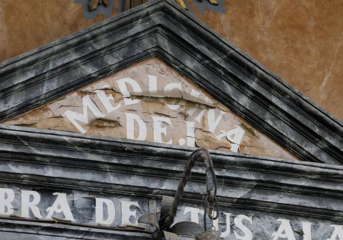 El estado del retablo de San Rafael, en imágenes