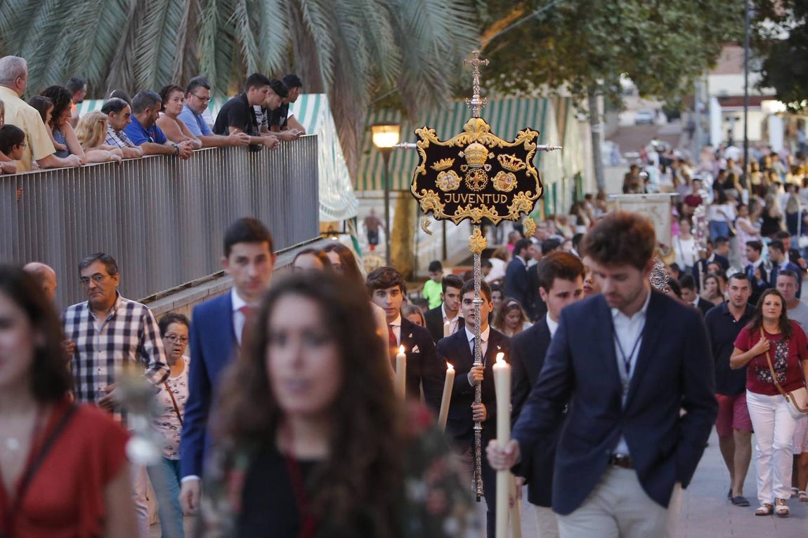 El traslado de la Virgen de la Fuensanta a la Catedral, en imágenes
