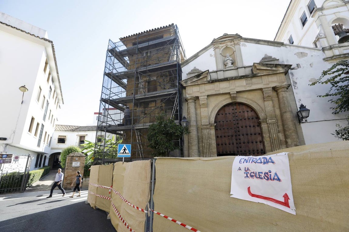 La restauración del alminar de San Juan de Córdoba, en imágenes