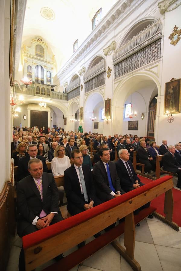 La misa del obispo de Córdoba ante San Rafael, en imágenes