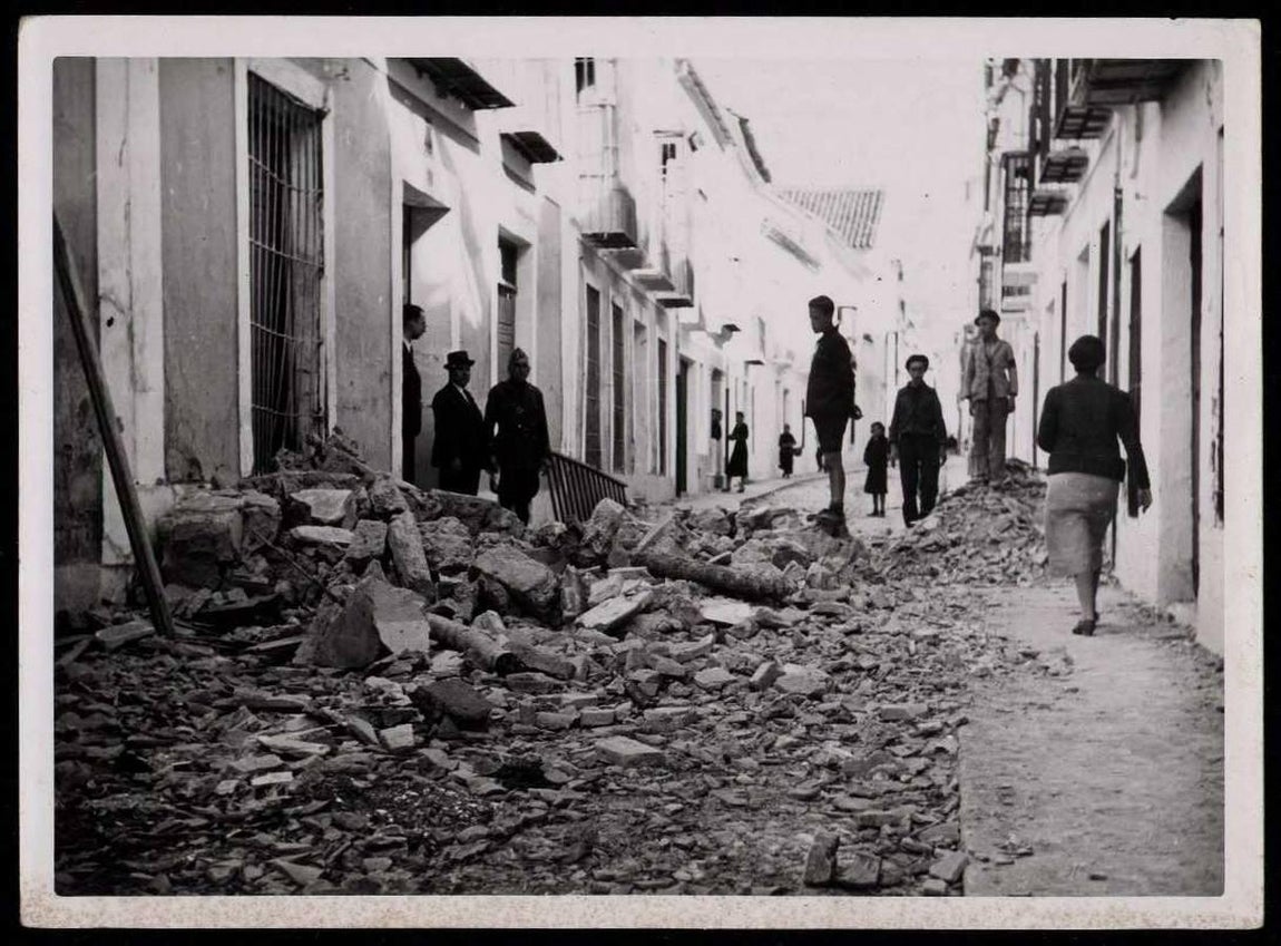 El bombardeo de Cabra por el bando republicano en 1938, en imágenes
