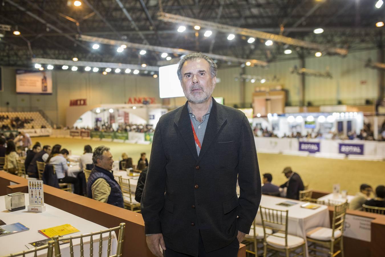 El ganadero mexicano Abelardo Morales ha traido este año al Sicab varios caballos para competir