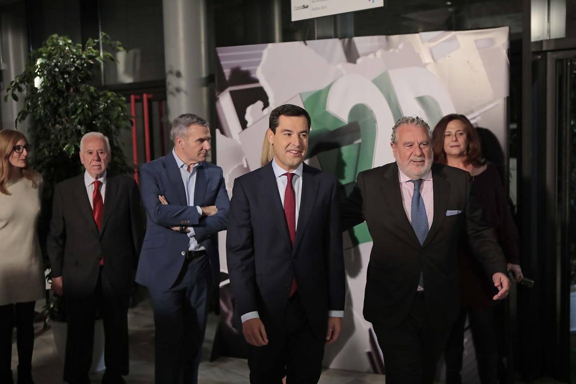 En imágenes, primer debate electoral de los líderes políticos andaluces en Canal Sur