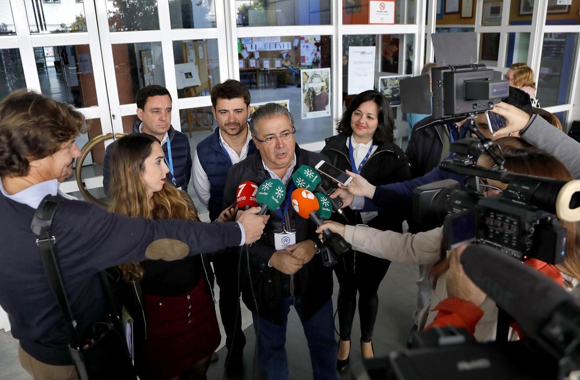 Euforia en la sede regional del Partido Popular tras conocer los resultados de las elecciones andaluzas