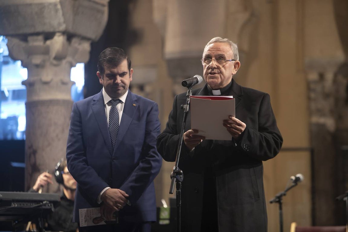 El concierto navideño de José Manuel Soto en la Mezquita-Catedral de Córdoba, en imágenes