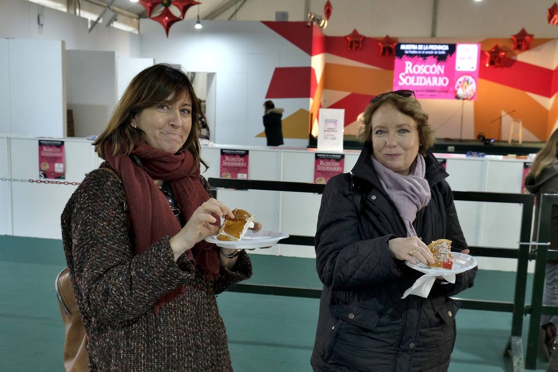 En imágenes, el roscón solidario de Andex en la Diputación