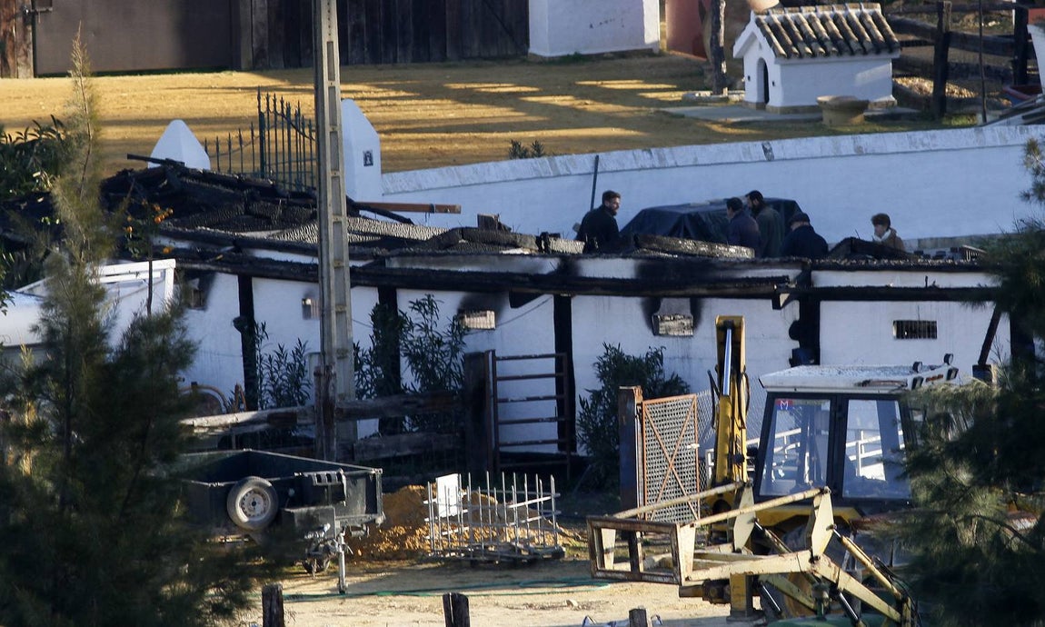 Así ha quedado la finca de Morante de la Puebla tras el incendio