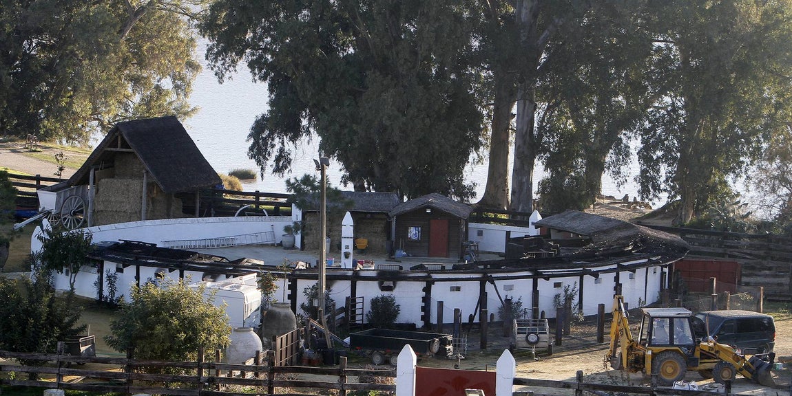 Así ha quedado la finca de Morante de la Puebla tras el incendio