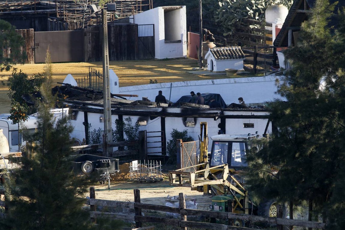 Así ha quedado la finca de Morante de la Puebla tras el incendio