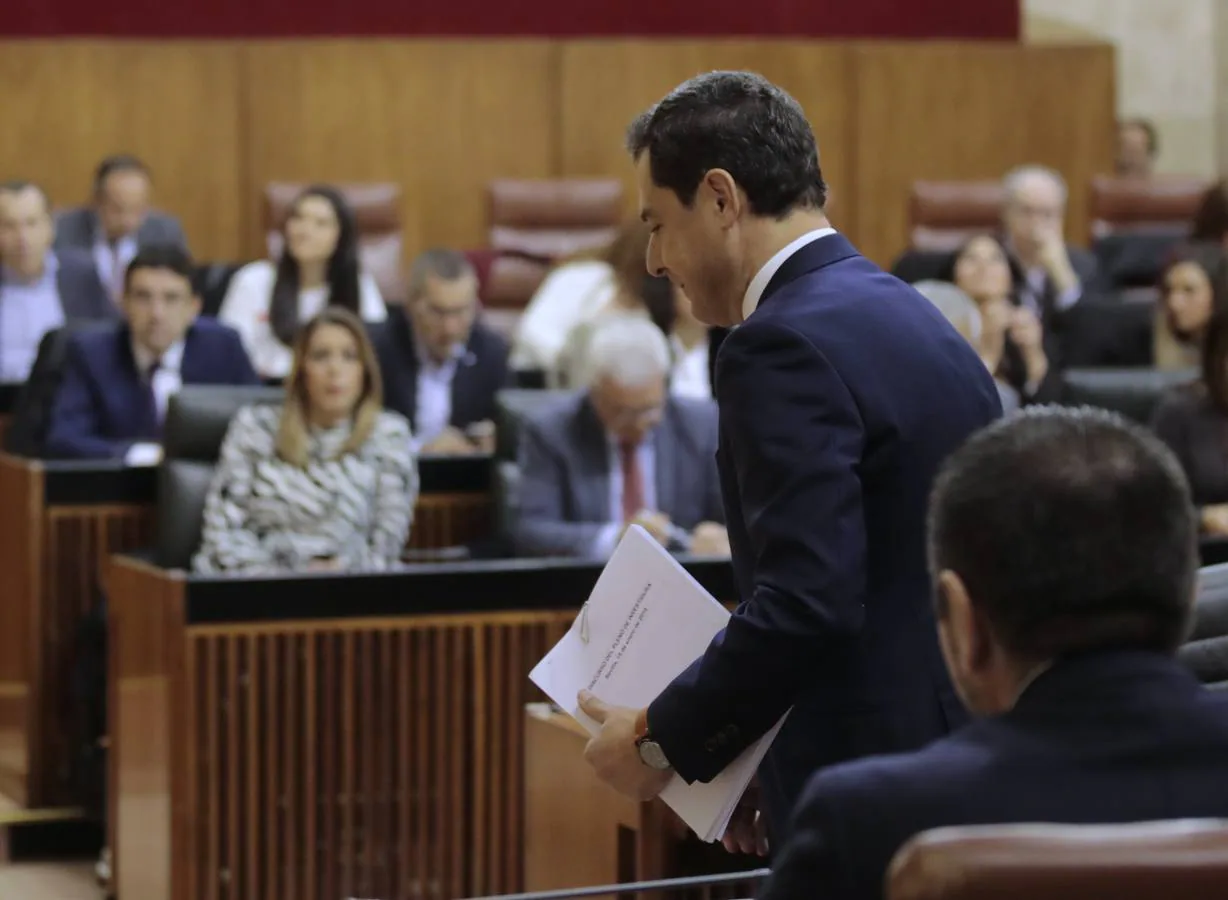 En imágenes, los rostros de la investidura de Juanma Moreno como presidente de la Junta