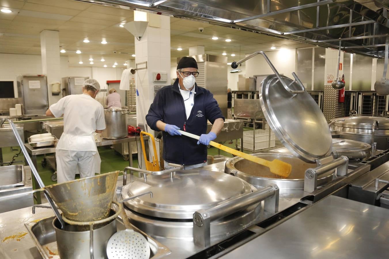 El nuevo tren de lavado de la cocina del Reina Sofía, en imágenes
