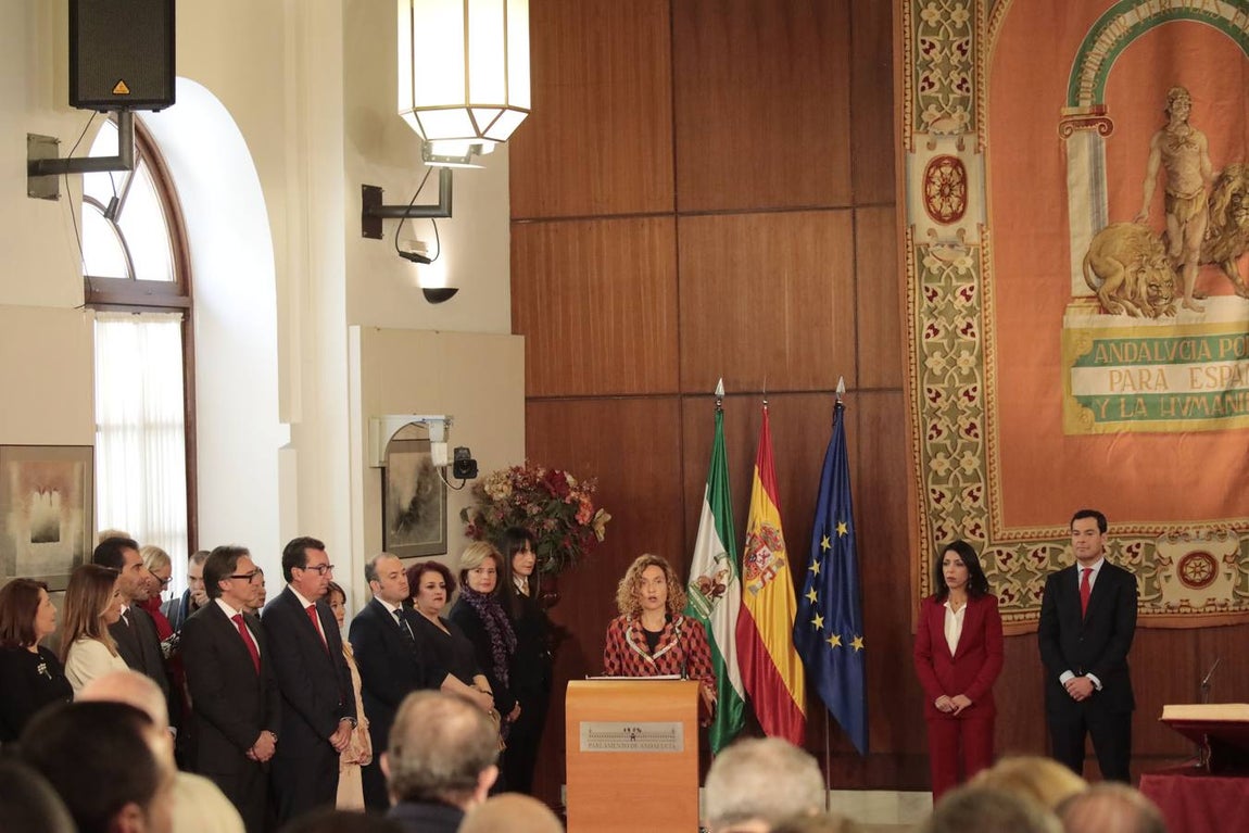 La toma de posesión de Moreno como presidente de la Junta, en imágenes