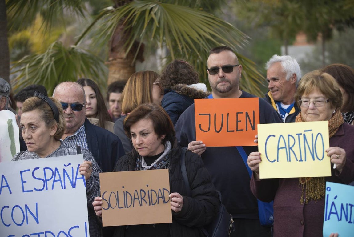 Los vecinos de la localidad malagueña no han parado de mostrar su cariño a la familia