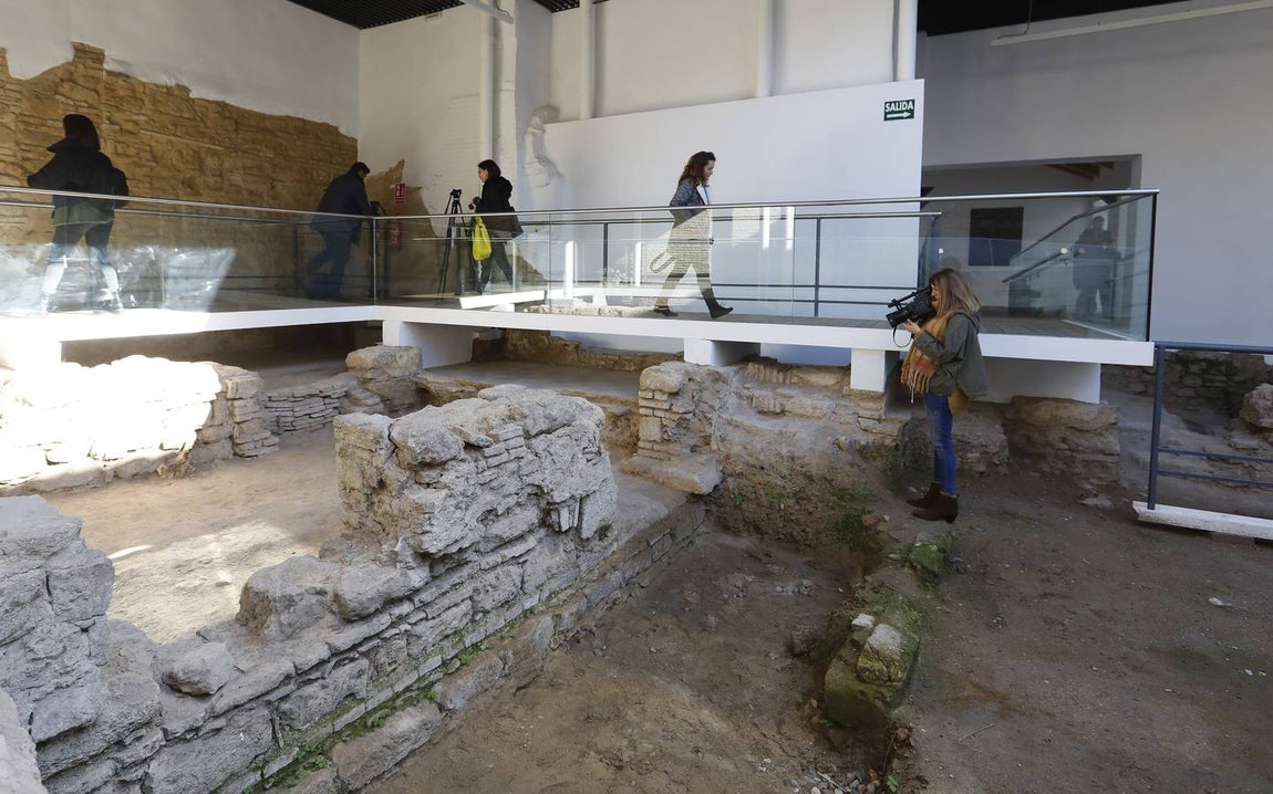 Los restos del solar junto a la Sinagoga de Córdoba, en imágenes