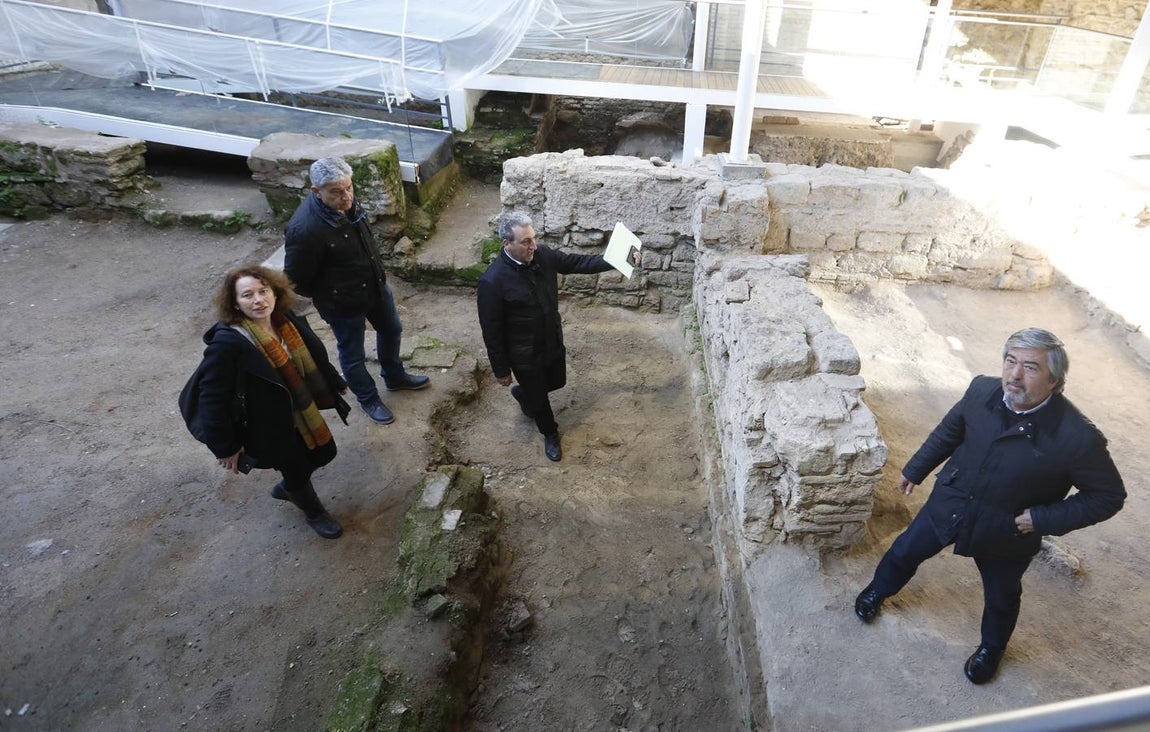 Los restos del solar junto a la Sinagoga de Córdoba, en imágenes
