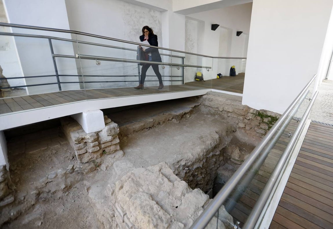 Los restos del solar junto a la Sinagoga de Córdoba, en imágenes