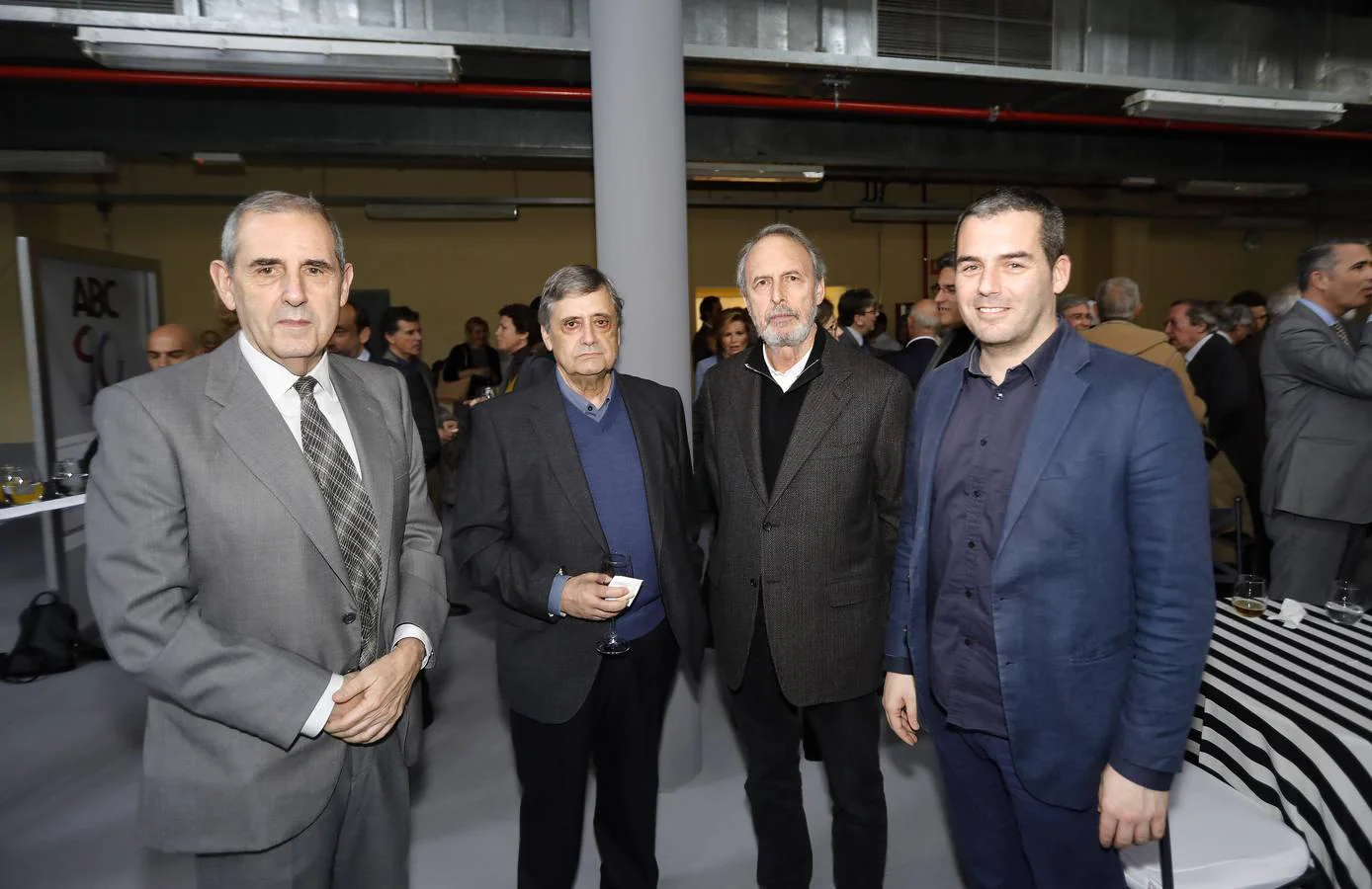 Antonio Ortiz, Víctor Pérez Escolano, Guillermo Vázquez Consuegra y José Ortiz Acosta