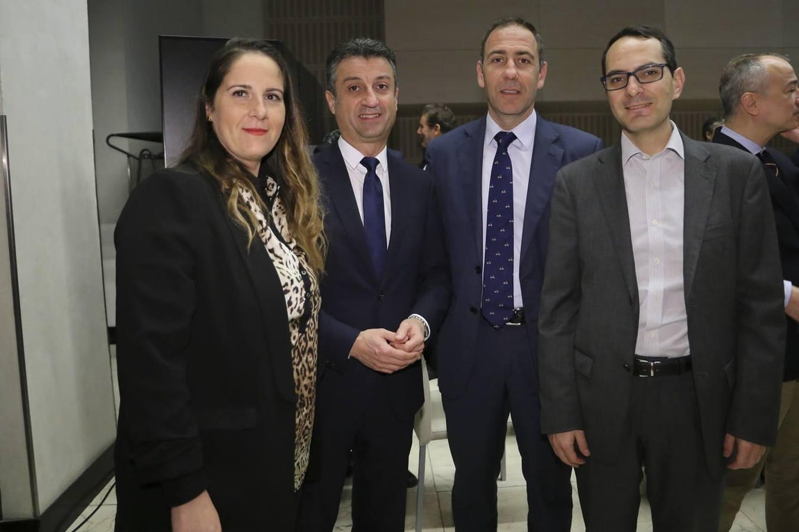 Marta Silva Domínguez, Andrés Rojas Vera, Jesus García Neyra y Luis Albillos Merino.