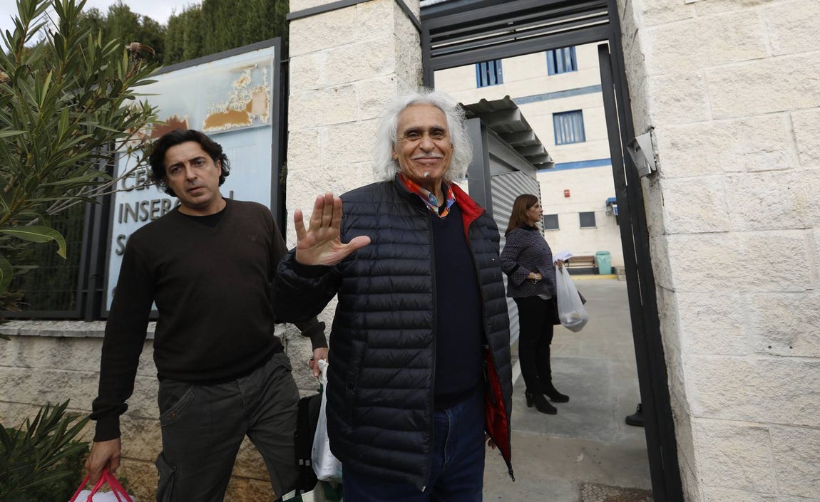 En imágenes, Rafael Gómez sale de la cárcel de Córdoba