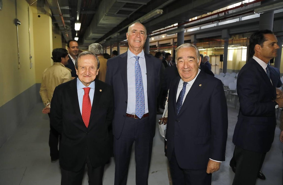 Augusto Jannone, Juan Luis Viveros y Arturo Candau