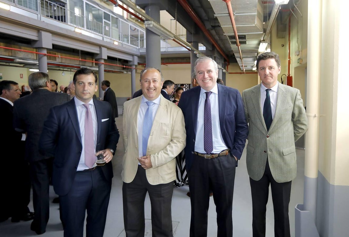 Álvaro Domínguez, Íñigo Osuna, Eduardo Martín y Félix García de Leyaristy