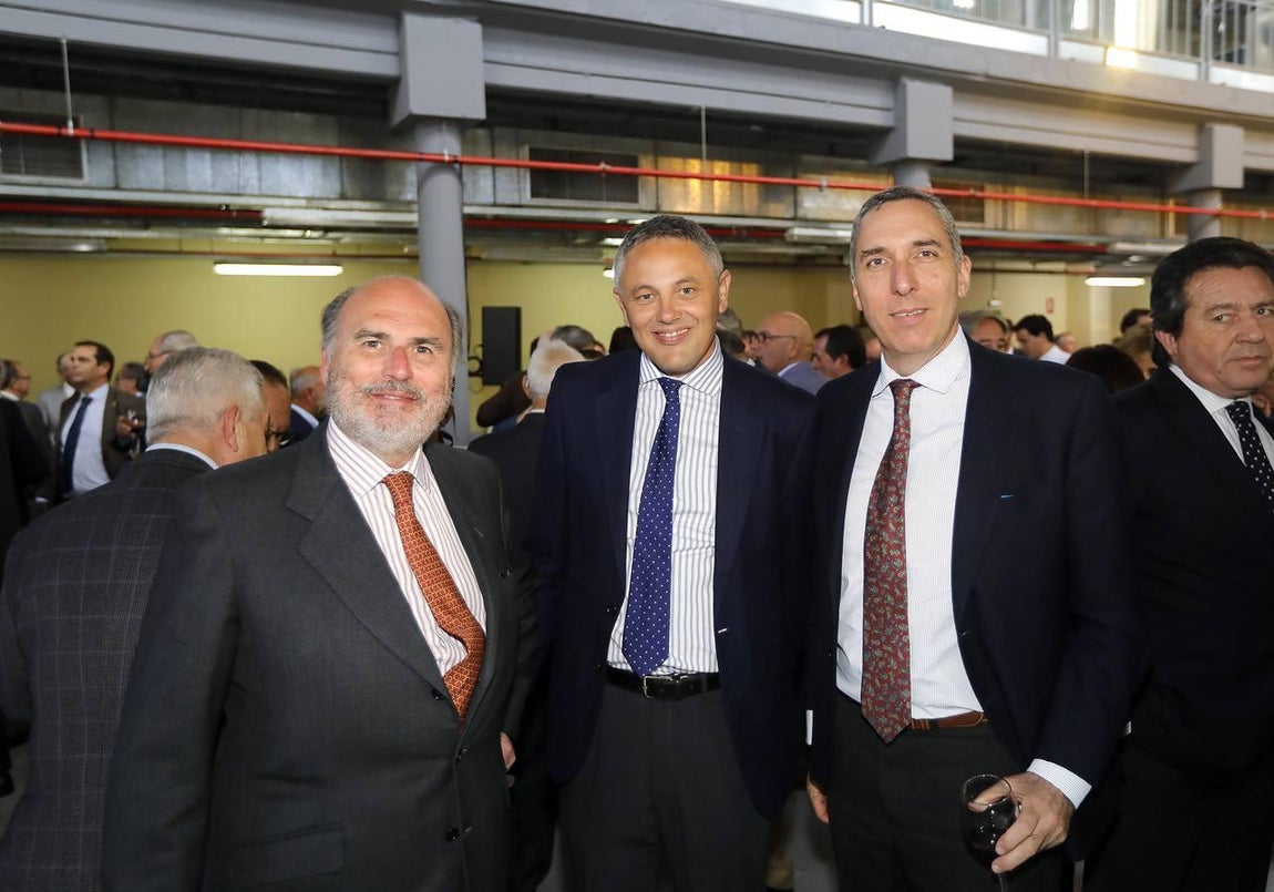 Cristóbal Moreno, Alberto García Reyes y Emilio Vieira