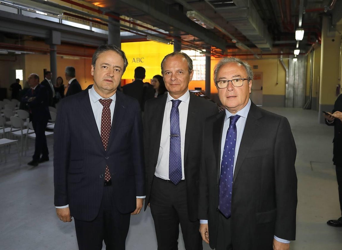 Fermín Urbano, José Félix del Río Berger y Antonio Díaz Córdoba